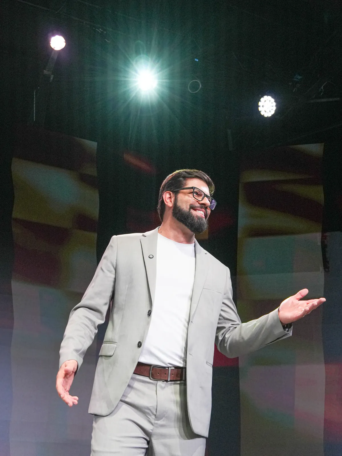 Bruno Martos no palco